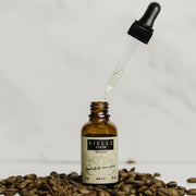 Vielle Scar Fade serum with coffee and vanilla, a natural face serum for scar fading and skin renewal.

