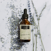 Vielle Signature Formula serum with lavender and honeysuckle, a natural face and hair serum for soothing and nourishing skin.
